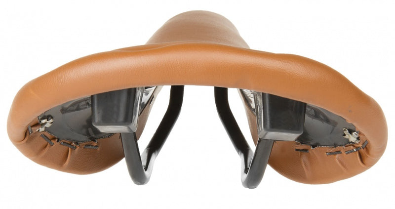 Load image into Gallery viewer, Rivet race zadel unisex imitatie leer bruin
