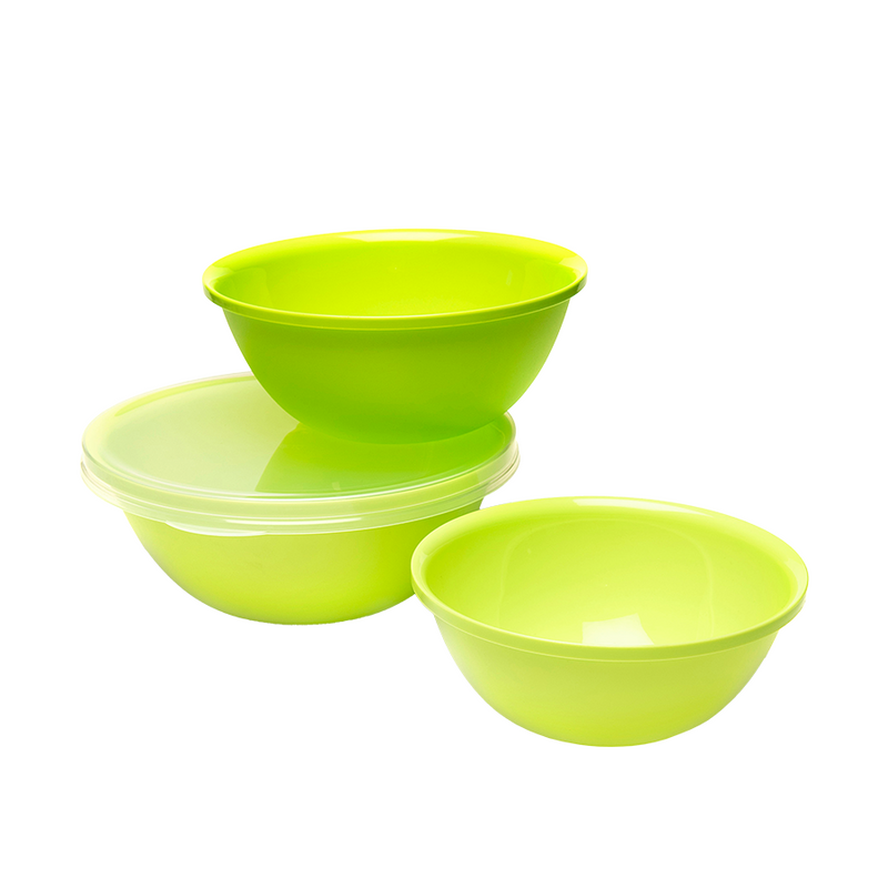 Load image into Gallery viewer, Amuse basic serveerkommenset groen 4-delig
