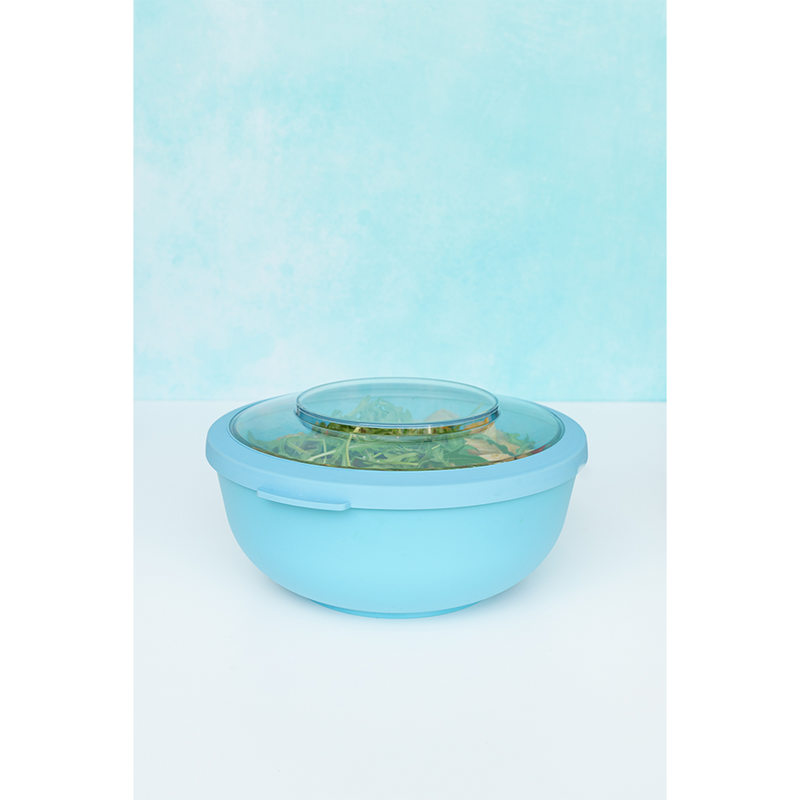 Load image into Gallery viewer, Amuse life dinner bowl met deksel blauw 2000ml
