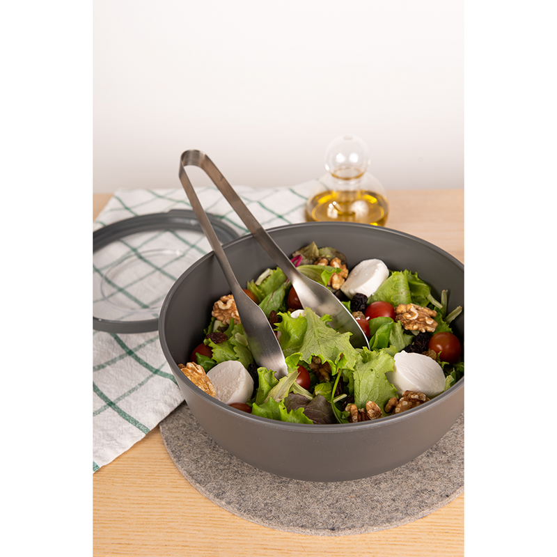 Load image into Gallery viewer, Amuse life dinner bowl met deksel grijs 2000ml
