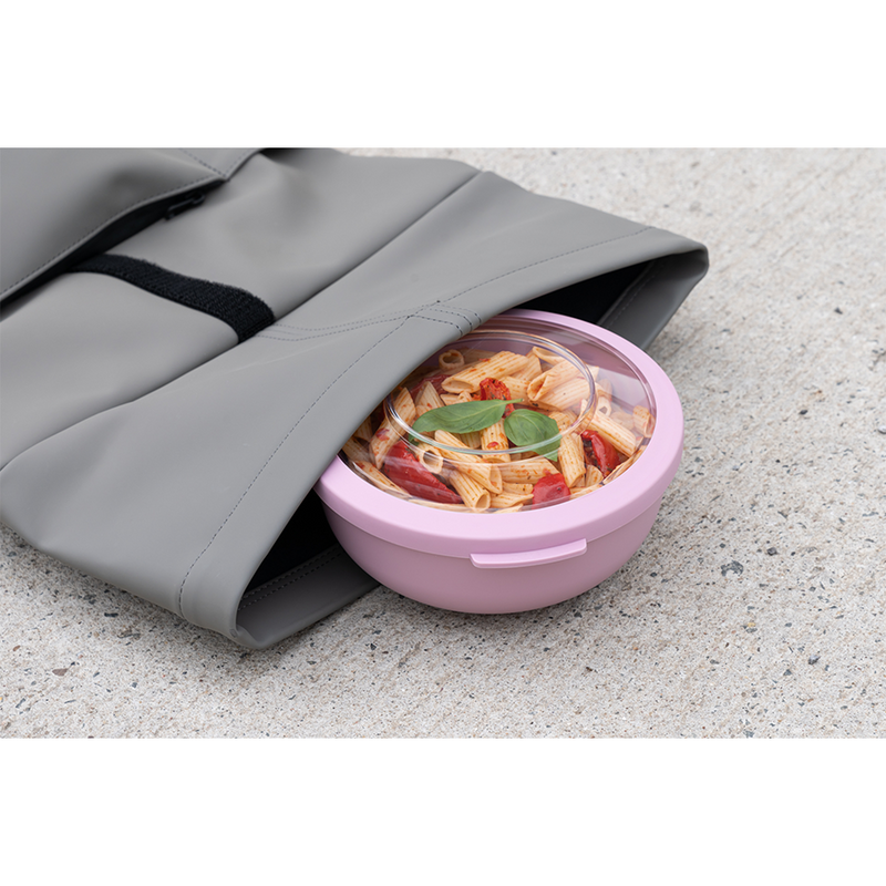 Load image into Gallery viewer, Amuse life lunch bowl met deksel roze 1000ml
