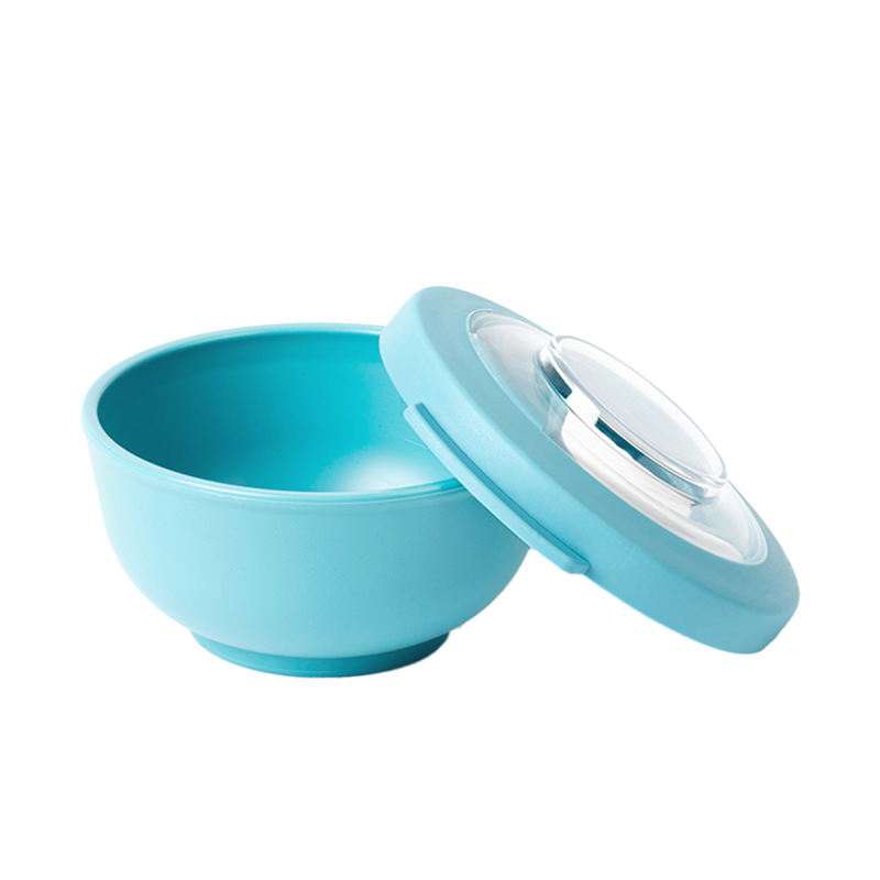 Load image into Gallery viewer, Amuse life snack bowl met deksel blauw 200ml
