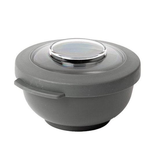 Amuse life snack bowl met deksel grijs 200ml