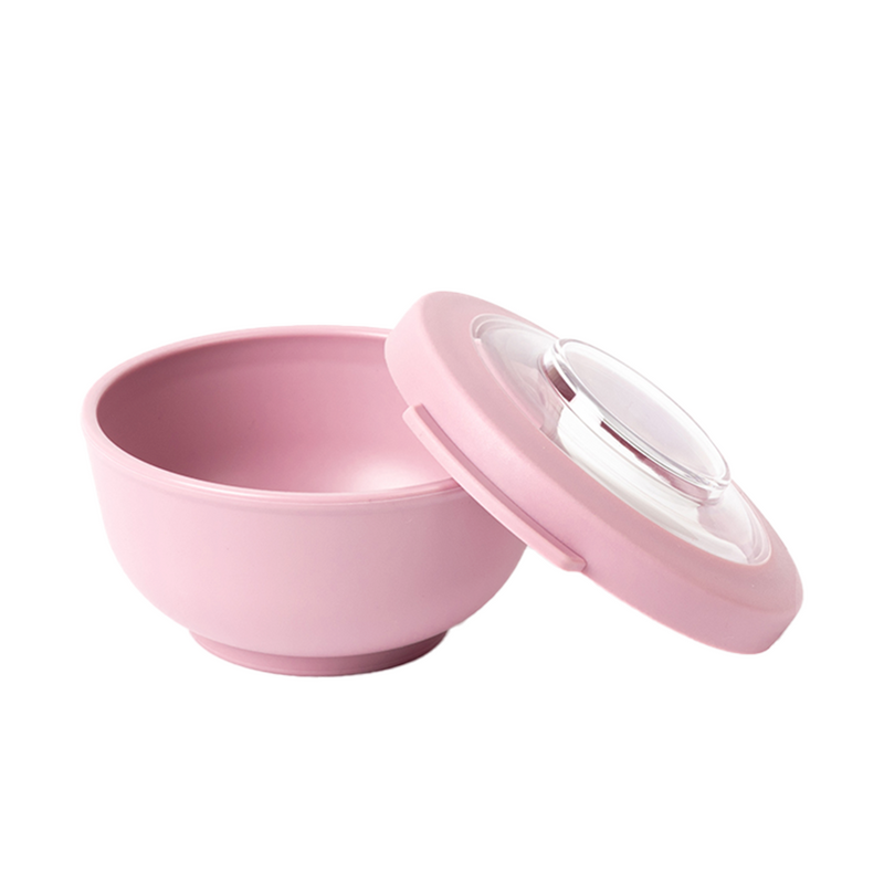 Load image into Gallery viewer, Amuse life snack bowl met deksel roze 200ml
