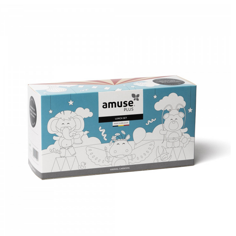 Load image into Gallery viewer, Amuse lunch set animal carnival polar bear
