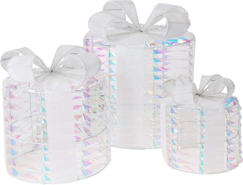 Load image into Gallery viewer, Home styling cadeau 30cm set a 3 stuks irriserend led werkt op batterij ( niet inbegrepen )
