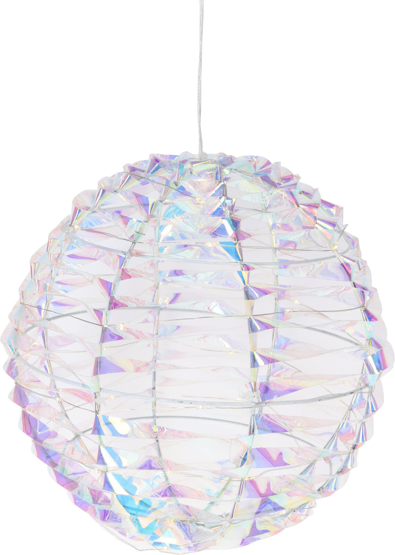 Load image into Gallery viewer, Home styling bal 25cm 40 led shiny rainbow
