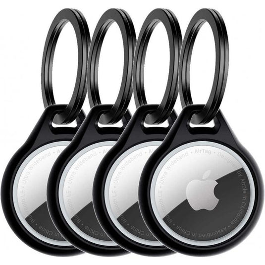 Apple airtag sleutelhanger set - zwart