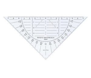 Kangaro aristo geo-driehoek 16cm flexibel onbreekbaar