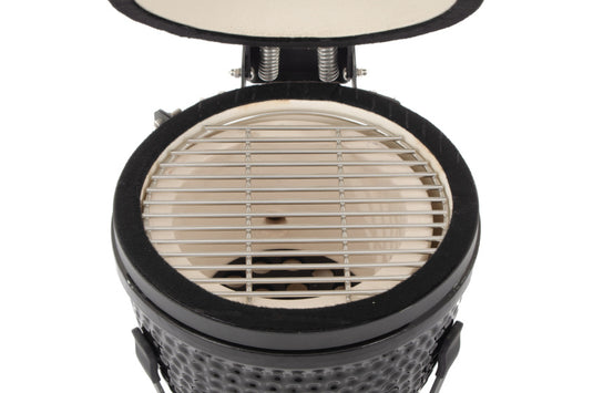 Arbaer Kamado Small Ø 13 inch met Frame Keramisch Zwart