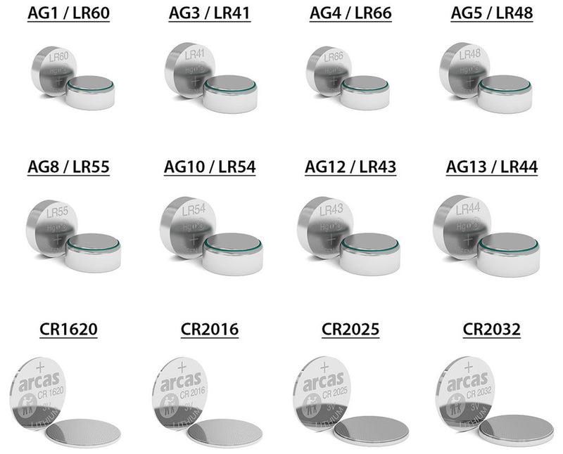 Load image into Gallery viewer, Camelion button cell set alkaline ag + lithium cr
