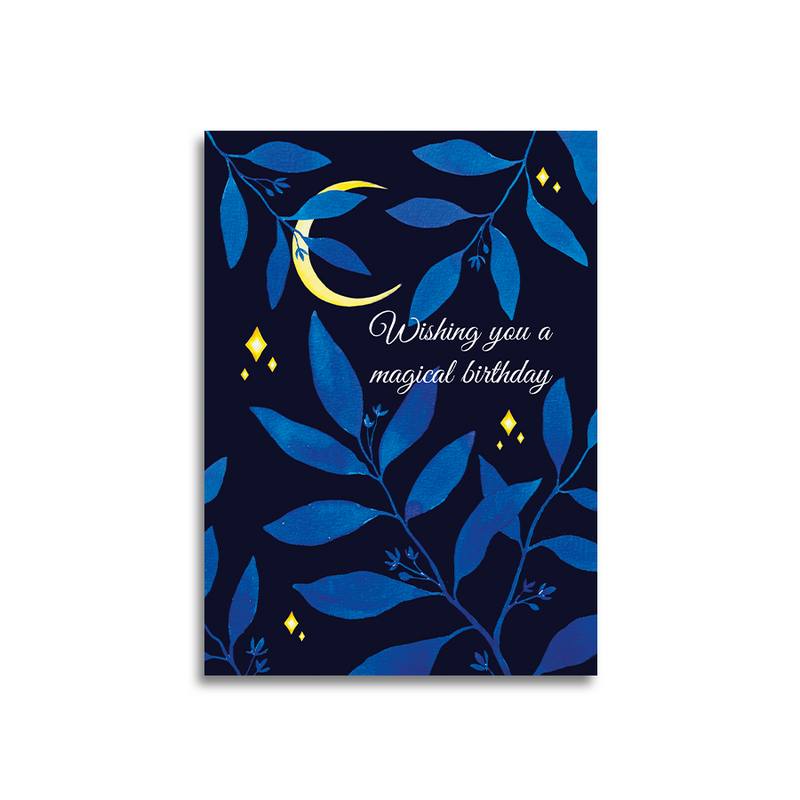 Afbeelding laden in galerijviewer, Art by andu wenskaart magical birthday
