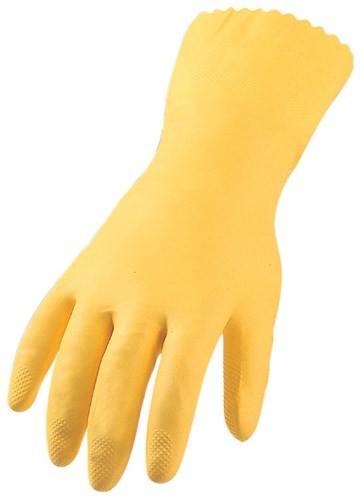 Asatex chemicaliënhandschoen | maat 9 geel | en 388, en 374 | psa-categorie iii | 12 paar - hs 9 hs 9