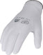 Asatex handschoen | maat 9 wit | en 388 psa-categorie ii | nylon met polyurethaan | 12 paar - 3700 9 70 3700 9 70
