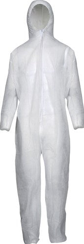 Asatex wegwerpoverall | maat xl | wit | psa-categorie i | 1 stuk - pp-1l xl pp-1l xl