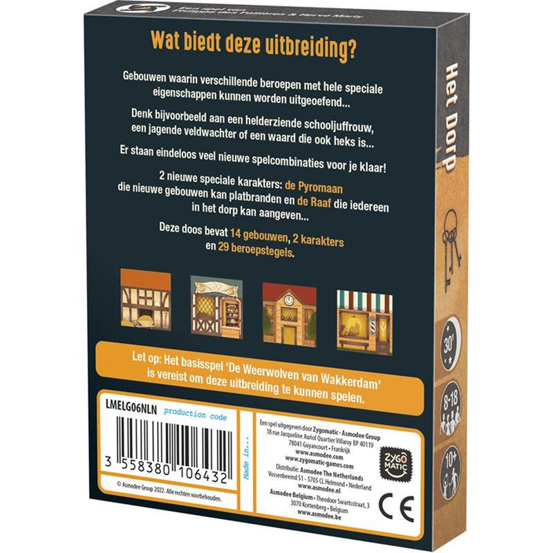 Load image into Gallery viewer, Zygomatic board game studio de weerwolven van wakkerdam - het dorp kaartspel uitbreiding
