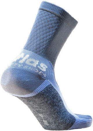 Atlas sporty workwear sock | blauw zwart | maat 35-37 - 4043692447728