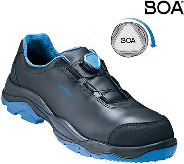 Atlas werkschoen sl 9645 xp 2.0 boa laag s3 | zwart blauw | maat 47 - 00.012.104.47