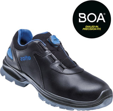Atlas werkschoen sl 9645 xp 2.0 boa laag s3 | zwart blauw | maat 47 - 00.012.104.47