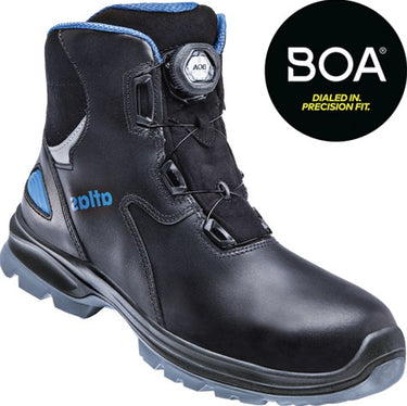 Atlas werkschoen sl 9845 xp 2.0 boa hoog s3 | zwart blauw | maat 37 - 00.012.105.37