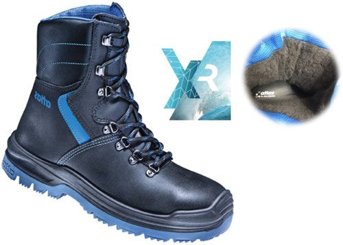 Atlas werkschoen xr 845 xp hoog s3 ci gevoerd | zwart | maat - 00.012.153.47