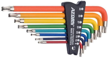 Enzo atorn tx-sleutelset torx 8 delig met kogelkop - 6479040