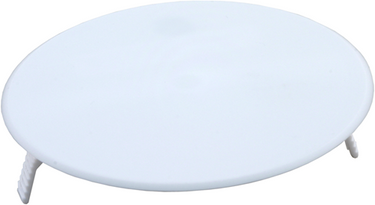 Attema afdekplaat | klemmend | rond | 95mm | wit - 01.477.11