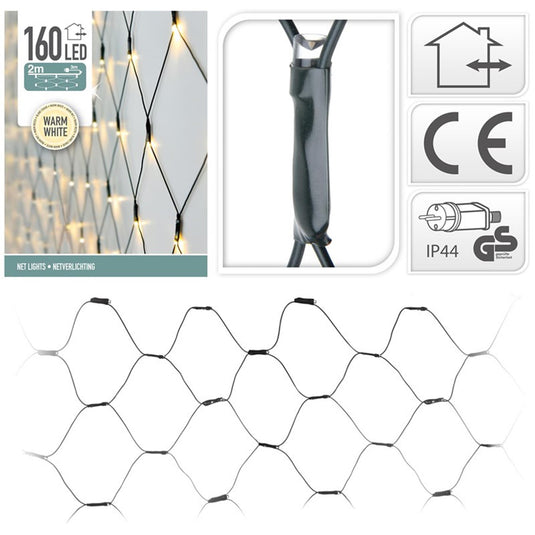 Home styling netverlichting 160l warmwit buiten