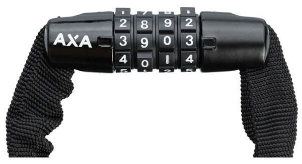 Lock chain axa rigid 120cm code lock black (card)
