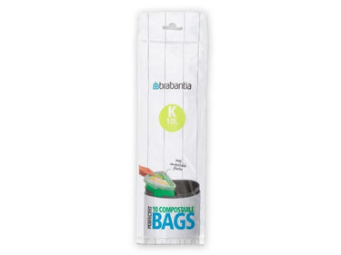 Brabantia perfectfit composteerbare 10 liter vuilniszakken k rol a 10 zakken