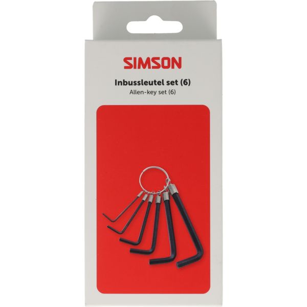 Load image into Gallery viewer, Simson inbussleutelset 6-delig

