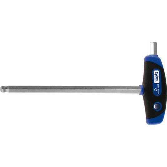 T-Greep kogelkop inbussleutel 5mm 150mm lang Cyclus 720614