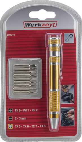 Con:p schroevendraaier 9in1 precisiewerk - b20719