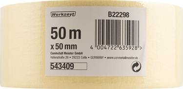 Werkzeyt schilderstape 50mm x 5m - b22298