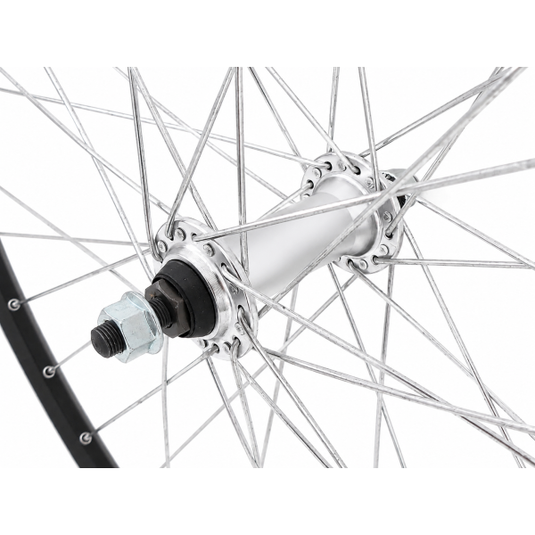 Abi voorwiel 28 inch zac 2000 - aluminium naaf - zwart