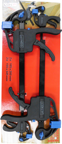 Con:p set span-lijmknechten 2x200 + 2x345 - b25665