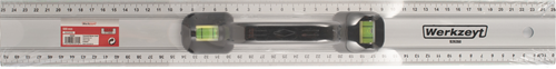 Load image into Gallery viewer, Werkzeyt liniaal 500mm met 2 libellen alu - b26350
