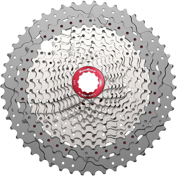 SunRace cassette 11V 11-51 CSMX80 metallic silver