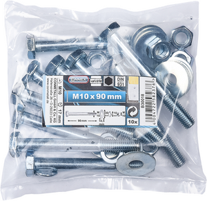 Connex bout 10x90 + moer+sr+gr bag 10st - b30018