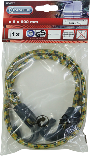 Load image into Gallery viewer, Connex verstelbare snelbinder 80cm + haken - b34077
