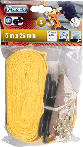 Connex spanband 5mx25mm pp245kg met r en h - b34409