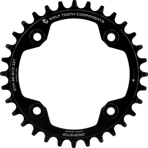 Load image into Gallery viewer, Wolf tooth components 96 bcd symmetrical chainring for shimano compact triple
