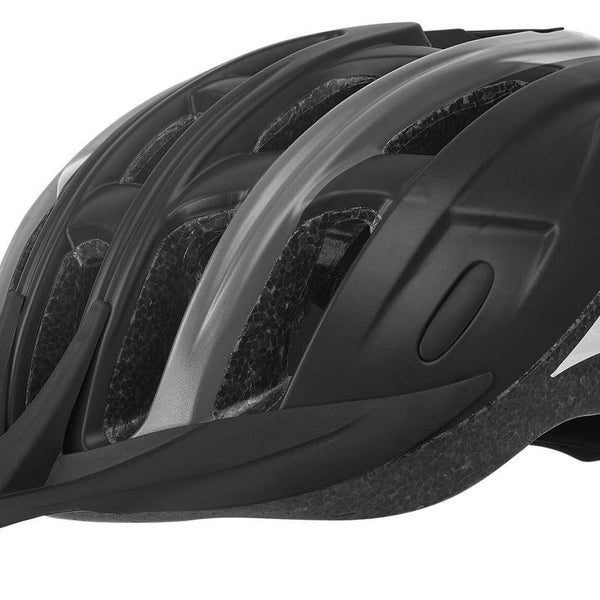 polisport ride in bicycle helmet l 58-62cm black/grey