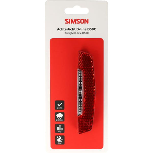 Simson achterlicht aurora d-line d50c