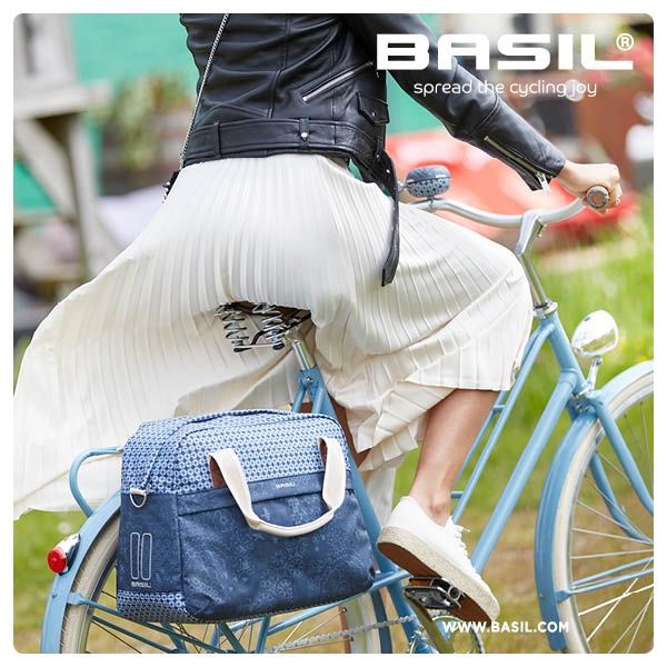 Load image into Gallery viewer, Basil Bohème fietsschoudertas - groen, 18L
