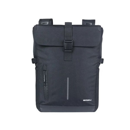 Basil b.v. dubbele fietsas basil move 30 liter 16 x 27 x 38 cm - zwart