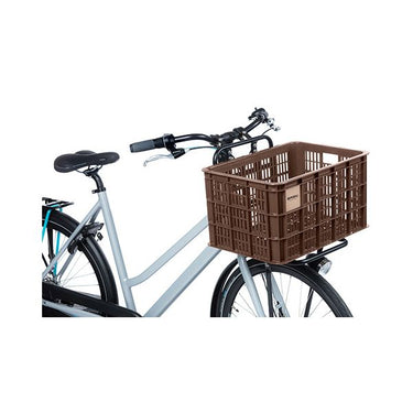 Basil fietskrat L - groot - 40 liter - bruin