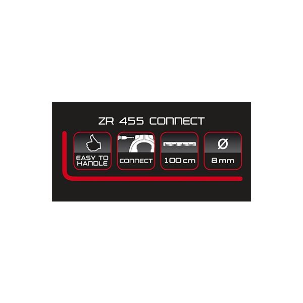 Load image into Gallery viewer, Trelock ZR 455 100 8 Fietsslot Zwart
