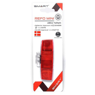 Smart fiets dragerachterlicht refo mini 50 80 mm batterij