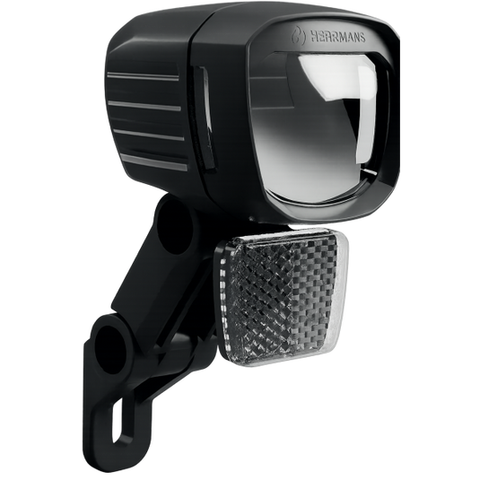 Herrmans koplamp nordic mr9 dynamo 180 lumen - zwart